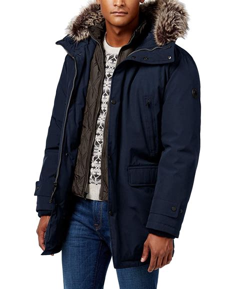 michael kors mens raincoat|Michael Kors raincoat with hood.